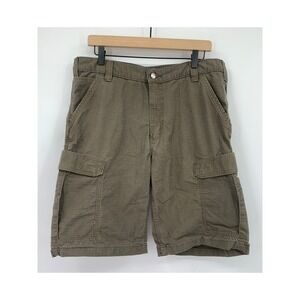 Carhartt Shorts Mens 38 Brown Force Broxton Cargo Ripstop Relaxed Fit 103543
